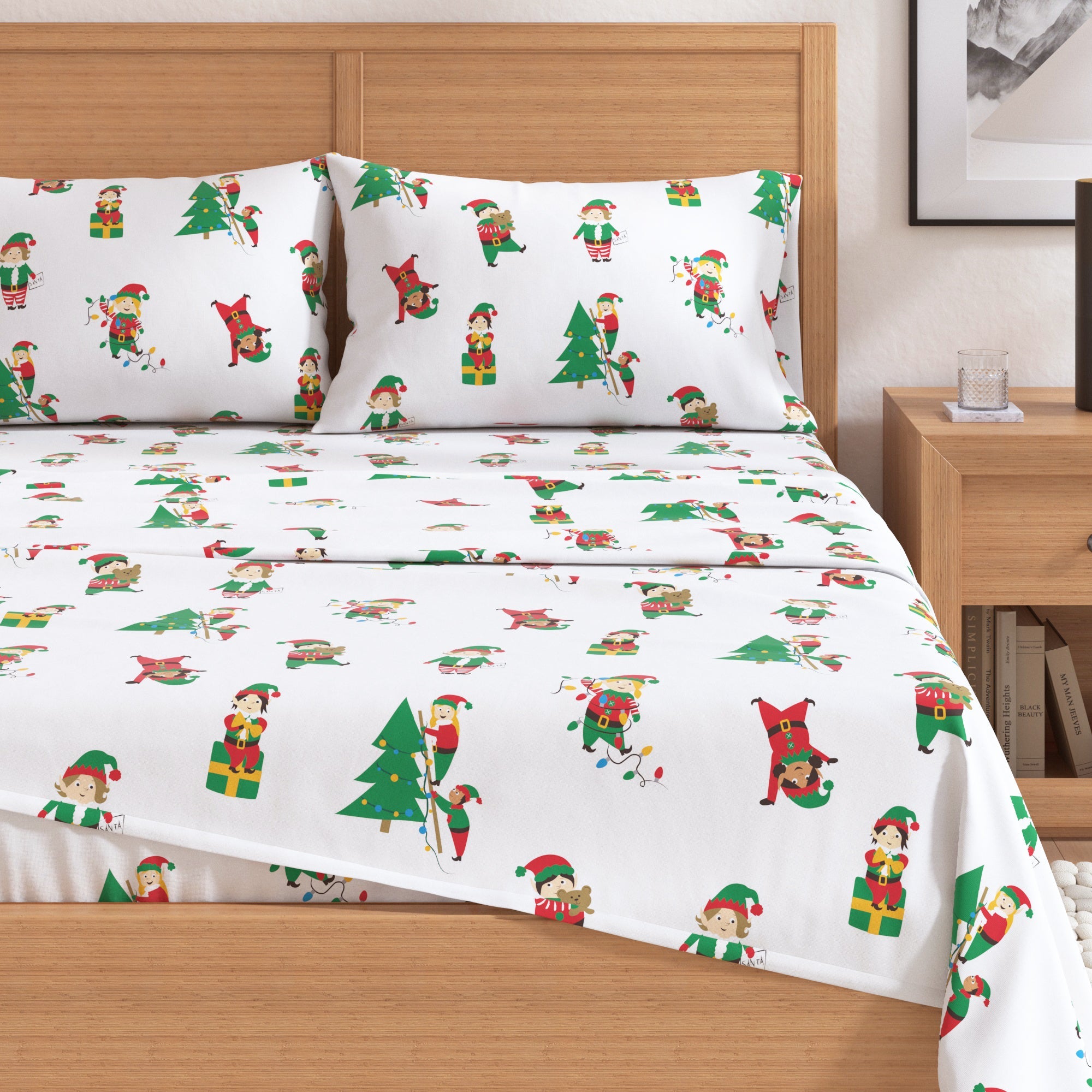 Turkish Cotton Christmas Flannel Sheet