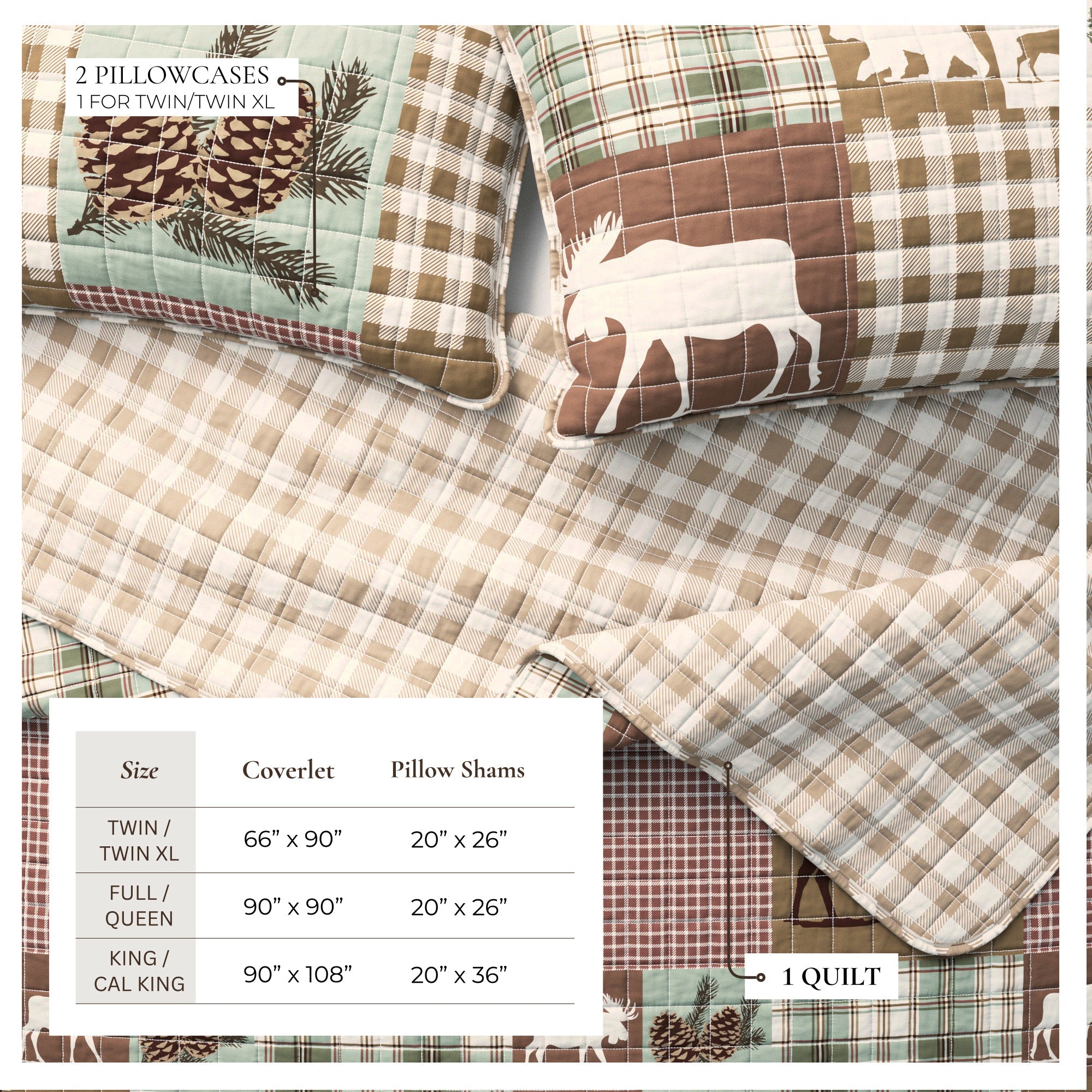 Rustic Landscape Quilt Set