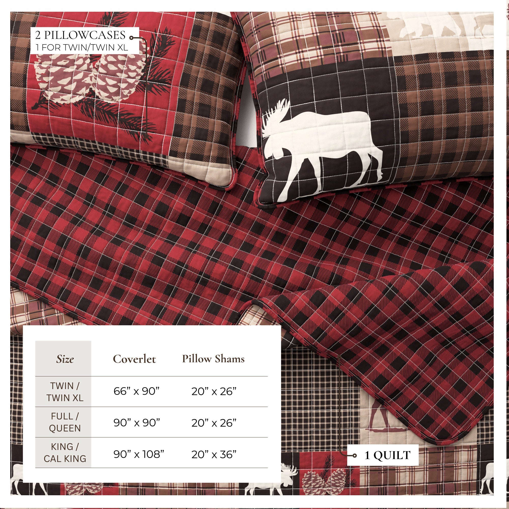 Rustic Landscape Quilt Set