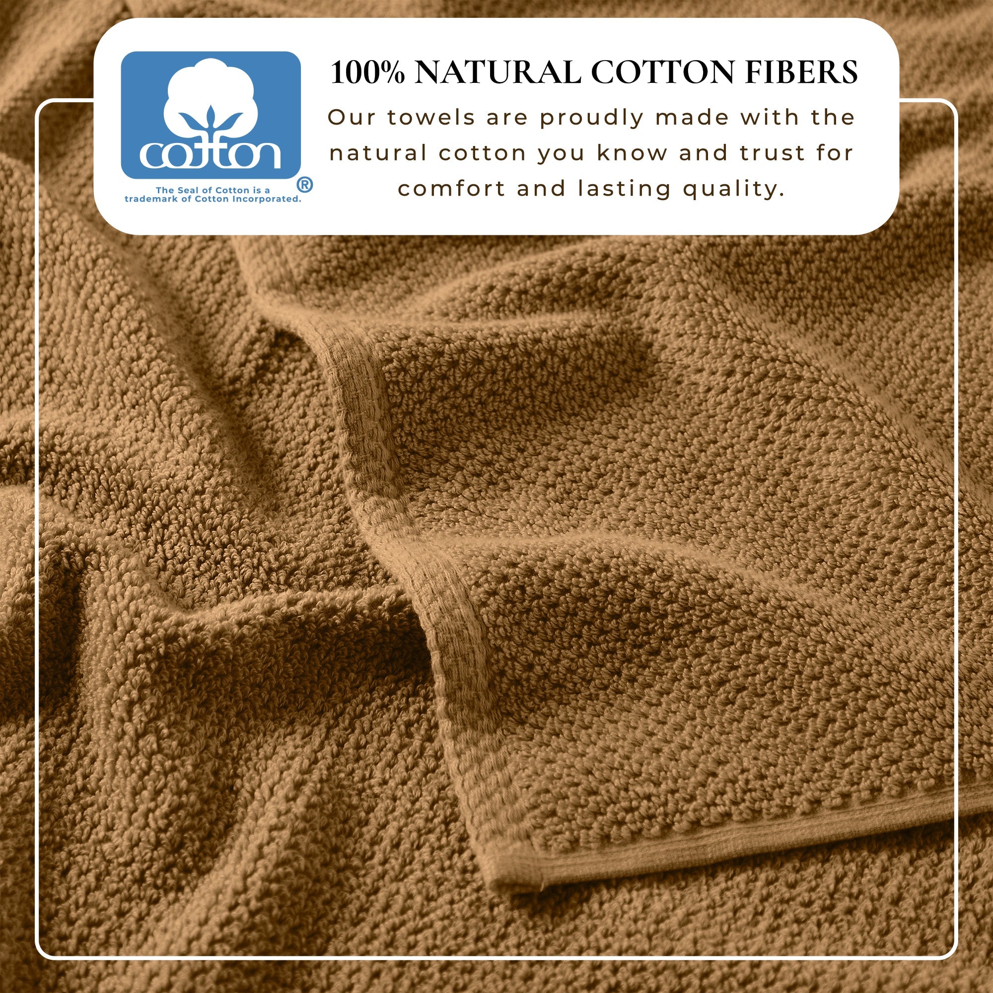 Cotton Textured Bath Towel Set