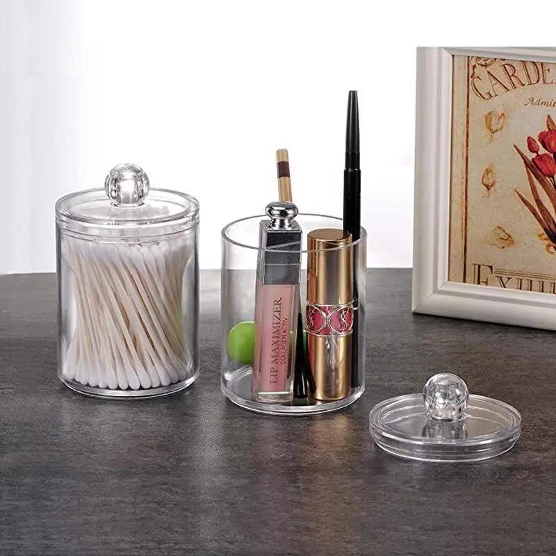 Portable 2pcs Cosmetics Storage Box