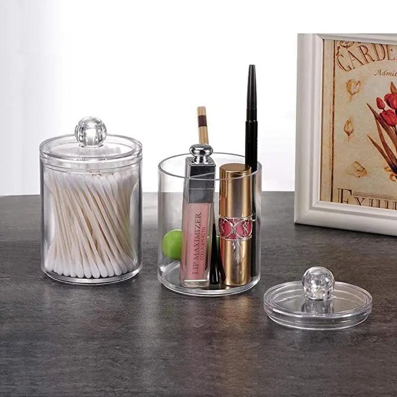 Portable 2pcs Cosmetics Storage Box