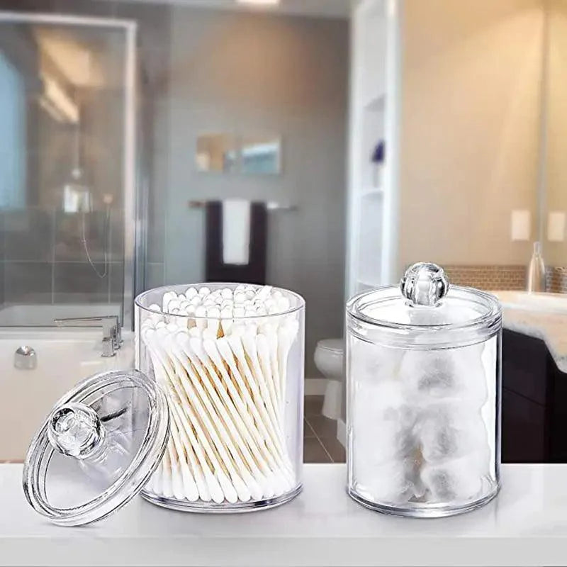 Portable 2pcs Cosmetics Storage Box