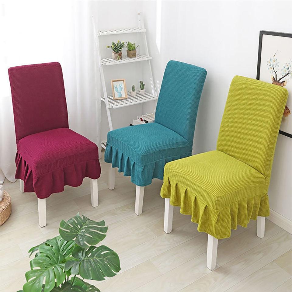 Super Soft Polar Fleece Fabric Skirt Style Chair Cover