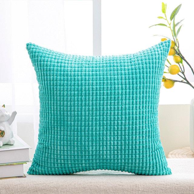 Cushion Cover Solid Colorful Throw Pillow Cases