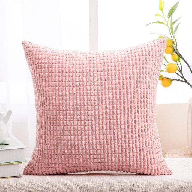 Cushion Cover Solid Colorful Throw Pillow Cases