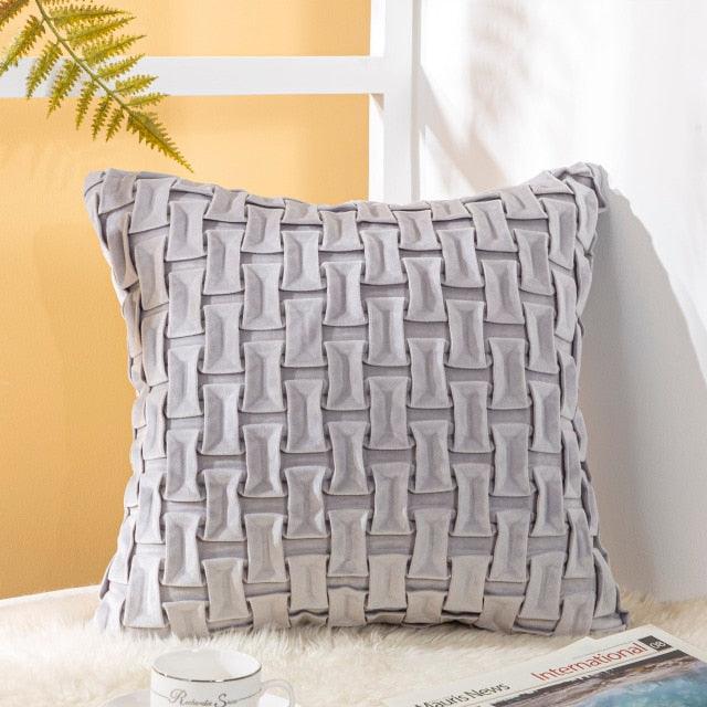 Cushion Cover Solid Colorful Throw Pillow Cases
