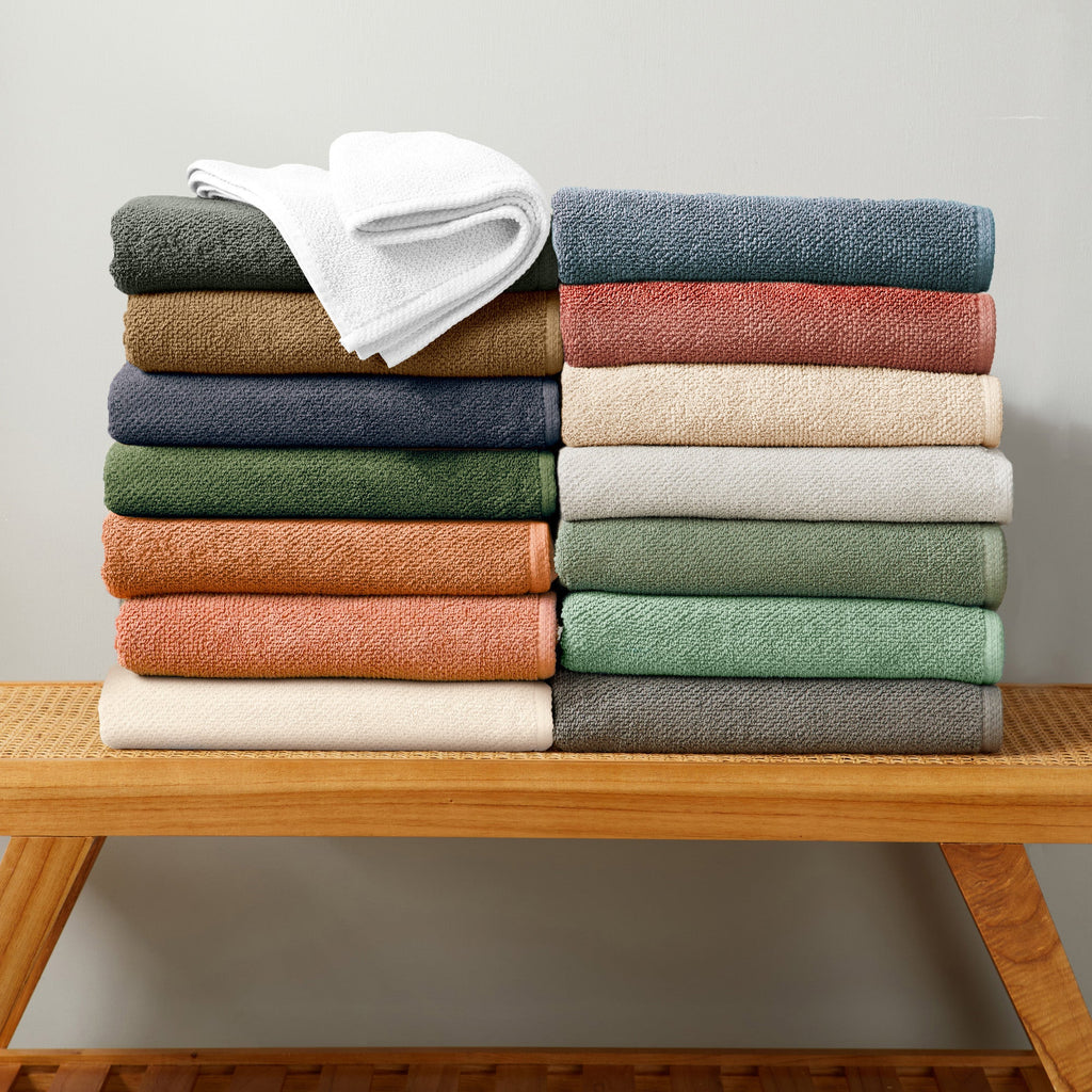 Cotton Textured Bath Towel Set