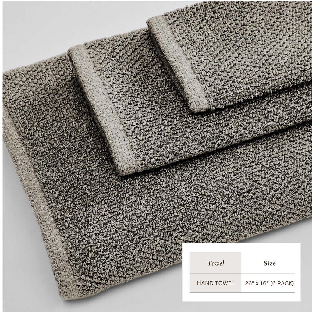 Cotton Textured Bath Towel Set