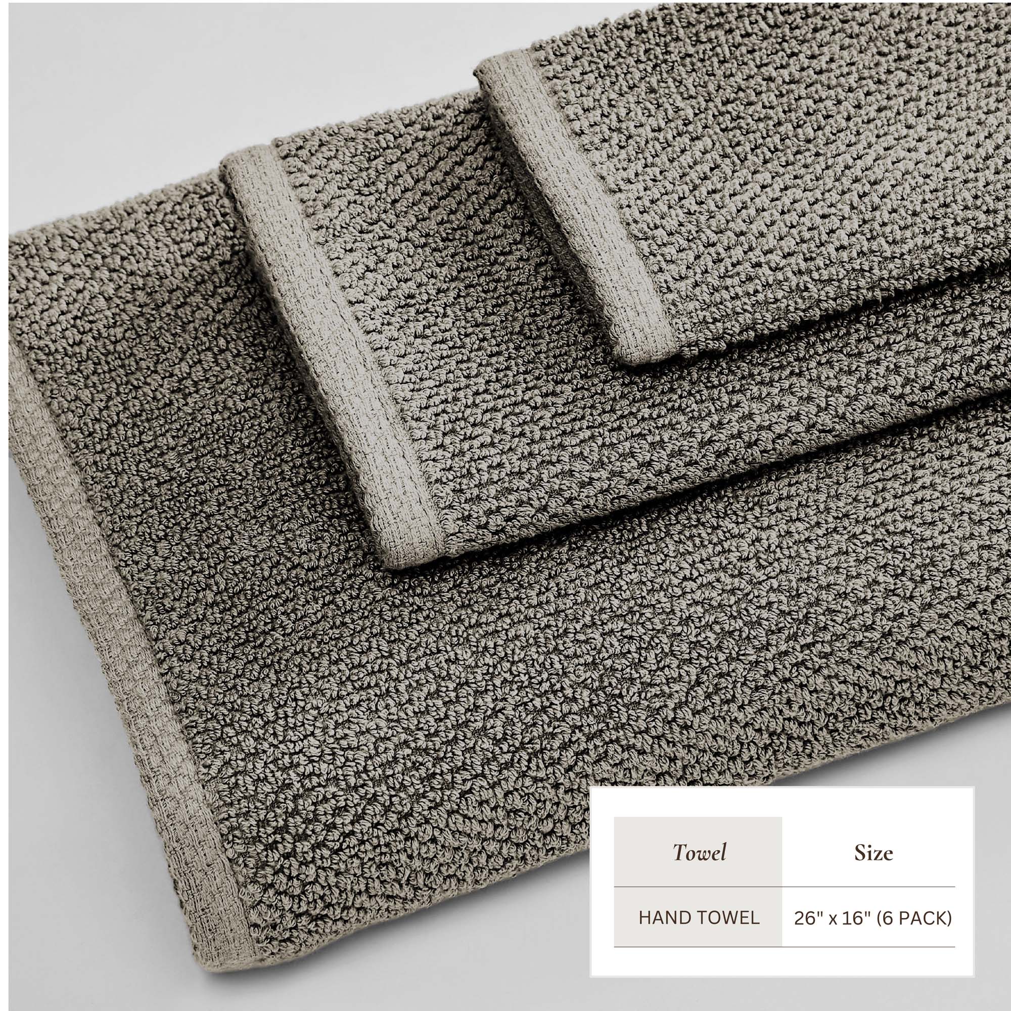 Cotton Textured Bath Towel Set