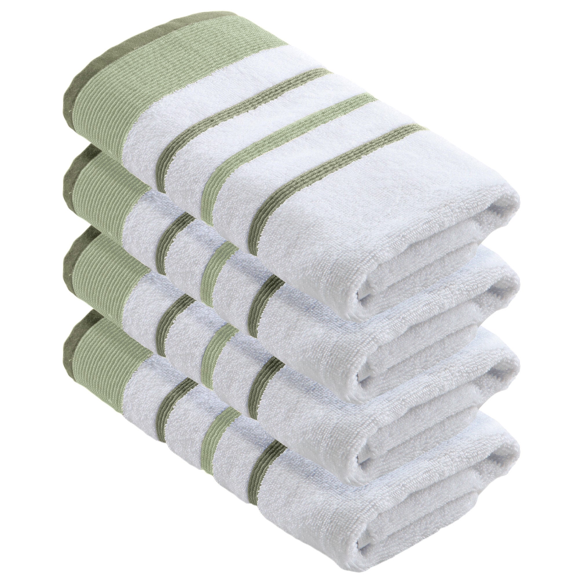 Decorative Cotton Stripe Bath Towel Set