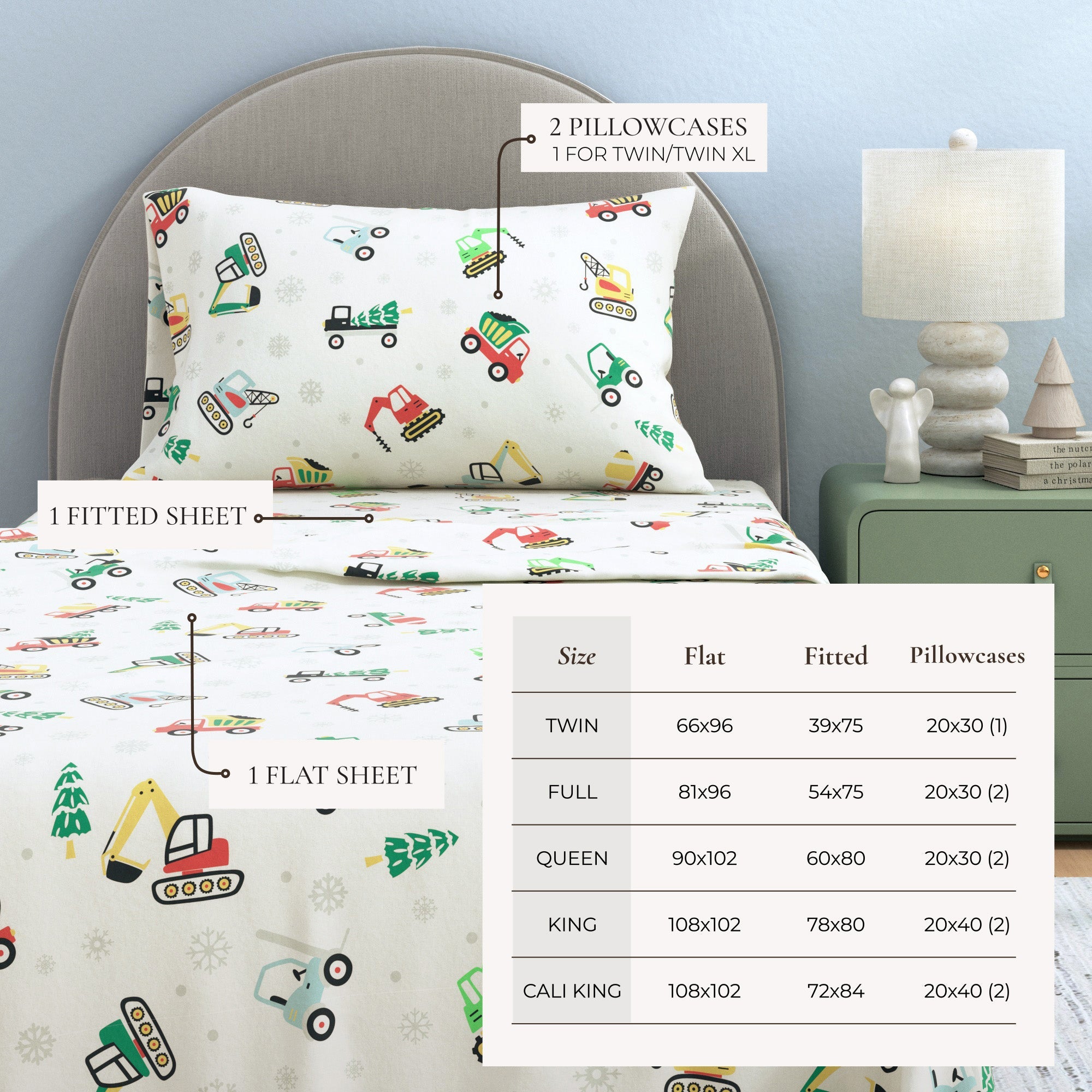 Turkish Cotton Christmas Flannel Sheet