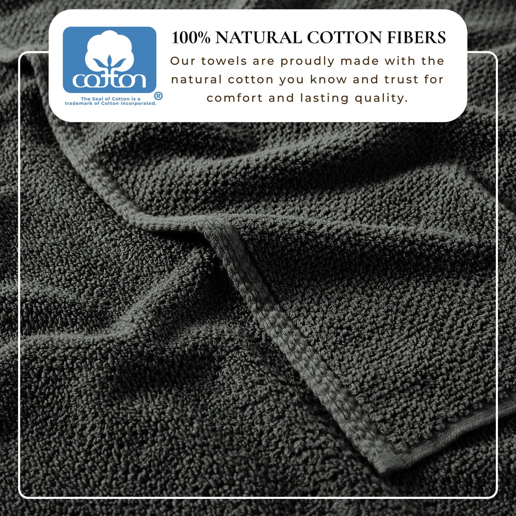 Cotton Textured Bath Towel Set