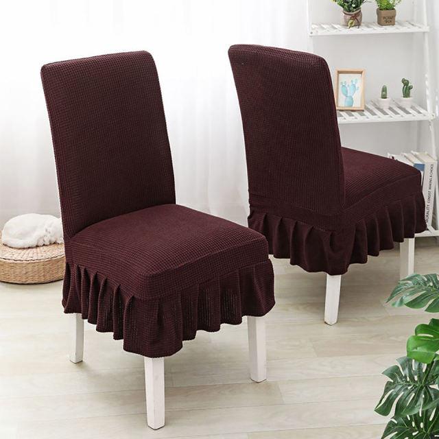 Super Soft Polar Fleece Fabric Skirt Style Chair Cover