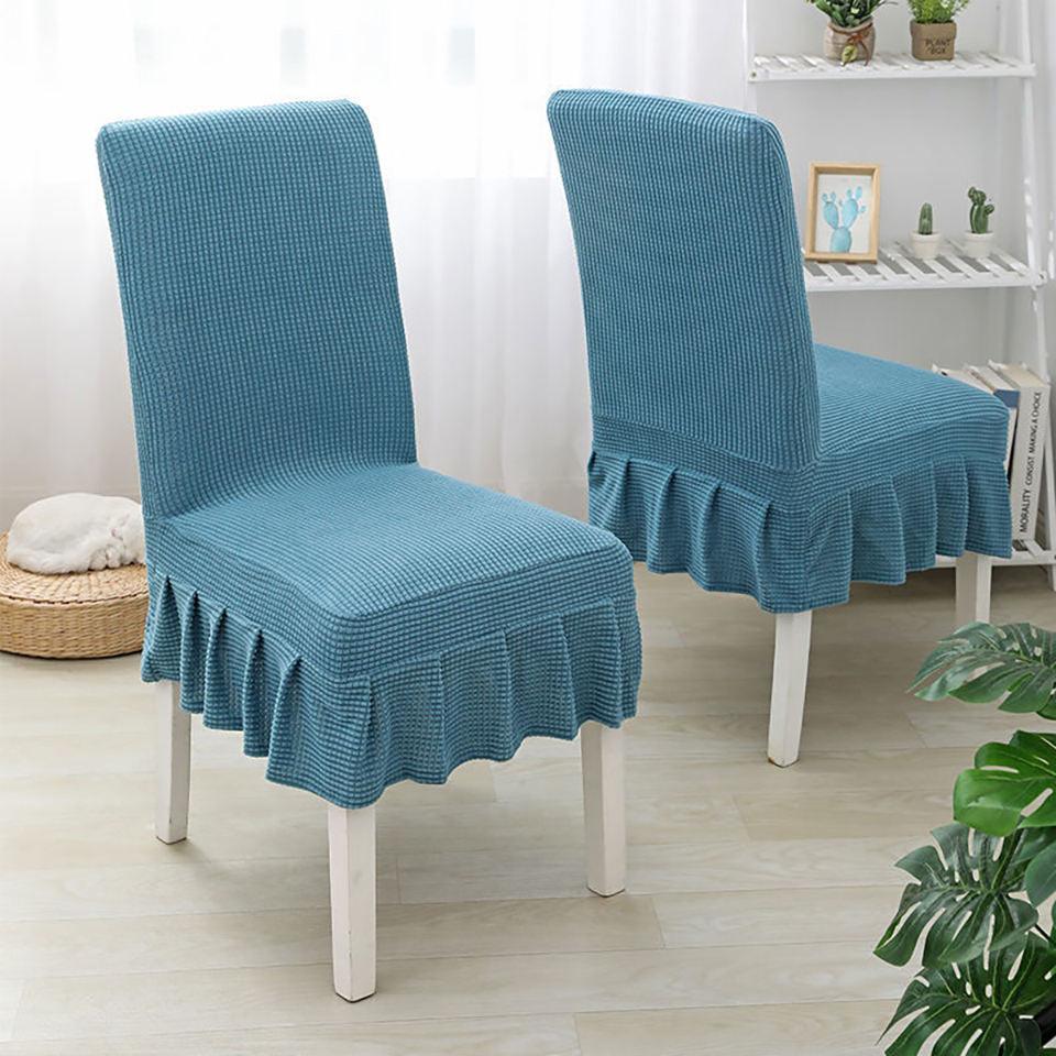 Super Soft Polar Fleece Fabric Skirt Style Chair Cover