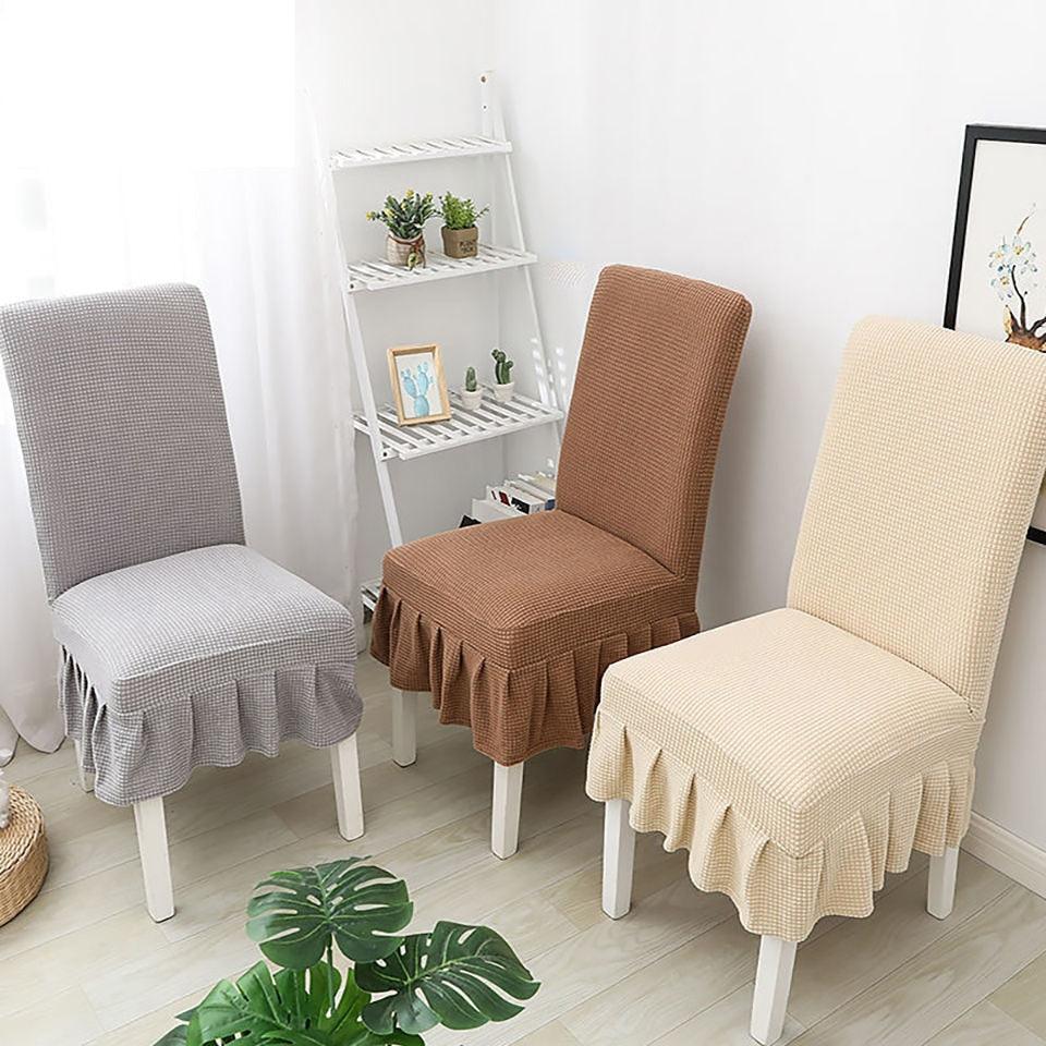 Super Soft Polar Fleece Fabric Skirt Style Chair Cover
