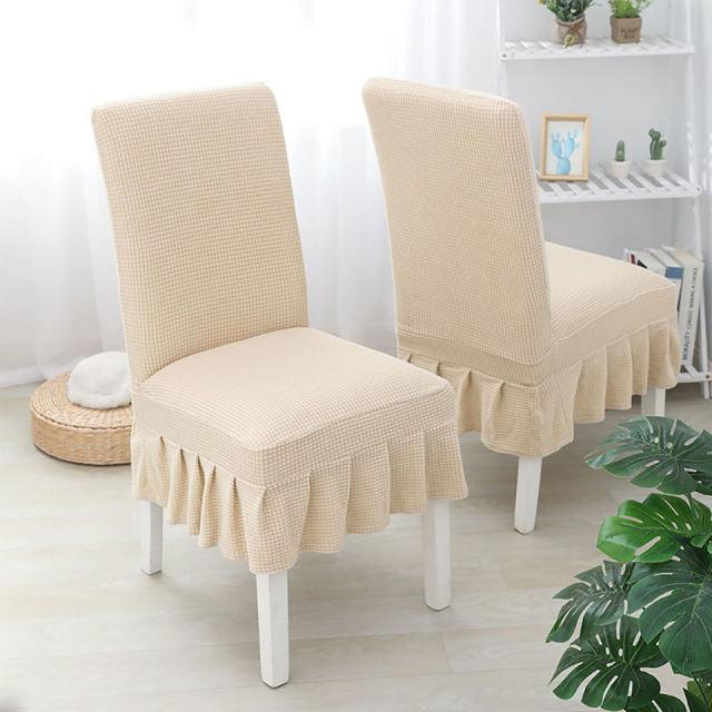 Super Soft Polar Fleece Fabric Skirt Style Chair Cover