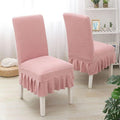 Super Soft Polar Fleece Fabric Skirt Style Chair Cover