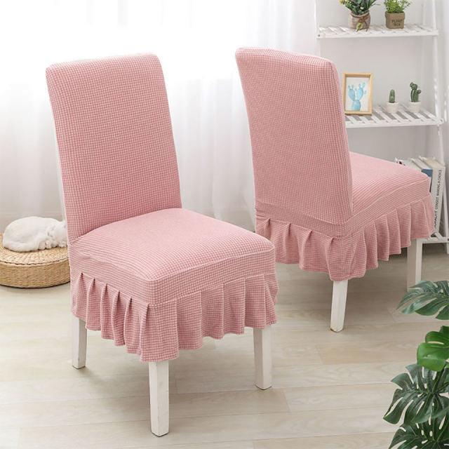 Super Soft Polar Fleece Fabric Skirt Style Chair Cover