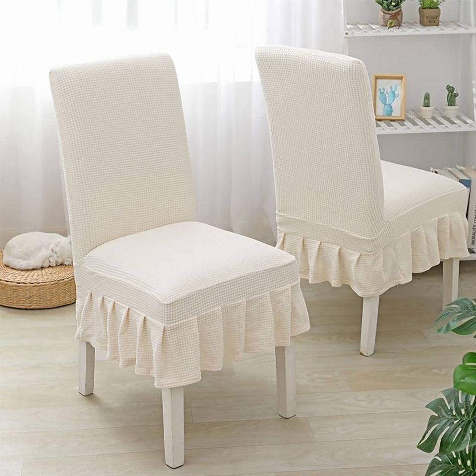 Super Soft Polar Fleece Fabric Skirt Style Chair Cover
