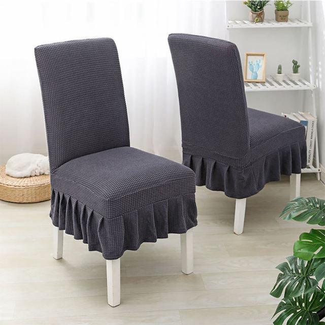 Super Soft Polar Fleece Fabric Skirt Style Chair Cover