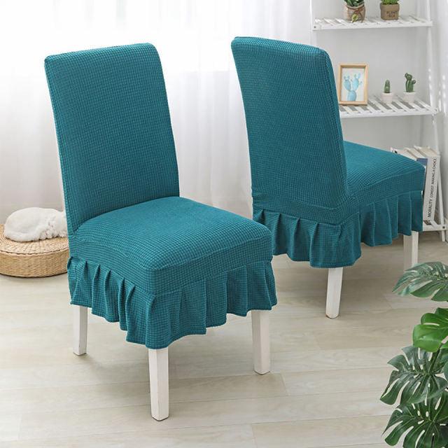 Super Soft Polar Fleece Fabric Skirt Style Chair Cover