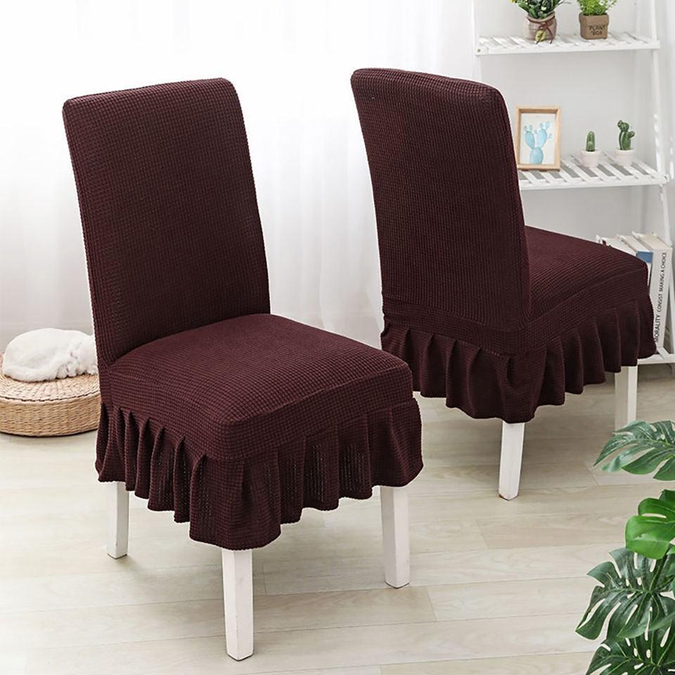 Super Soft Polar Fleece Fabric Skirt Style Chair Cover