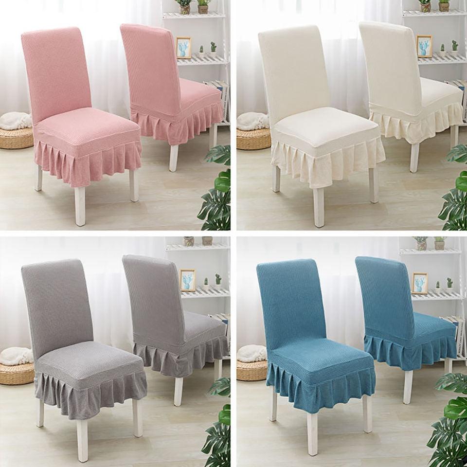 Super Soft Polar Fleece Fabric Skirt Style Chair Cover
