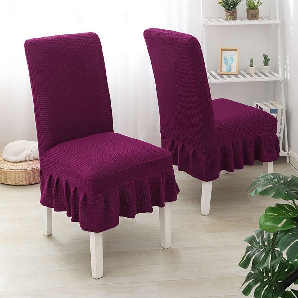 Super Soft Polar Fleece Fabric Skirt Style Chair Cover