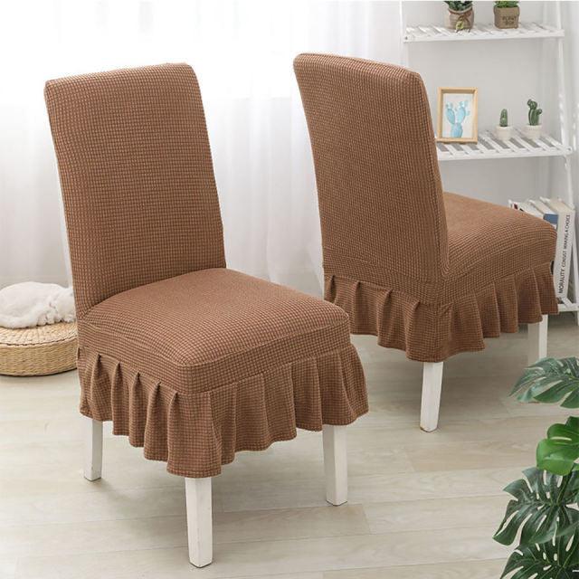 Super Soft Polar Fleece Fabric Skirt Style Chair Cover