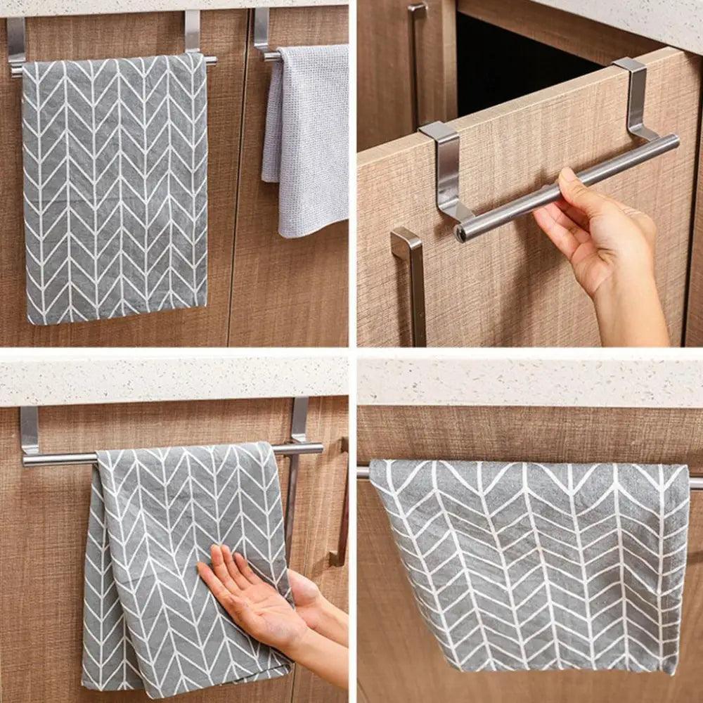 Towel Rack Over Door Towel Bar Hanging Holder