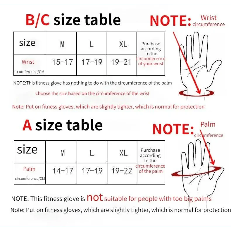 Training Weight Lifting Unisex Gloves Fitness Sports