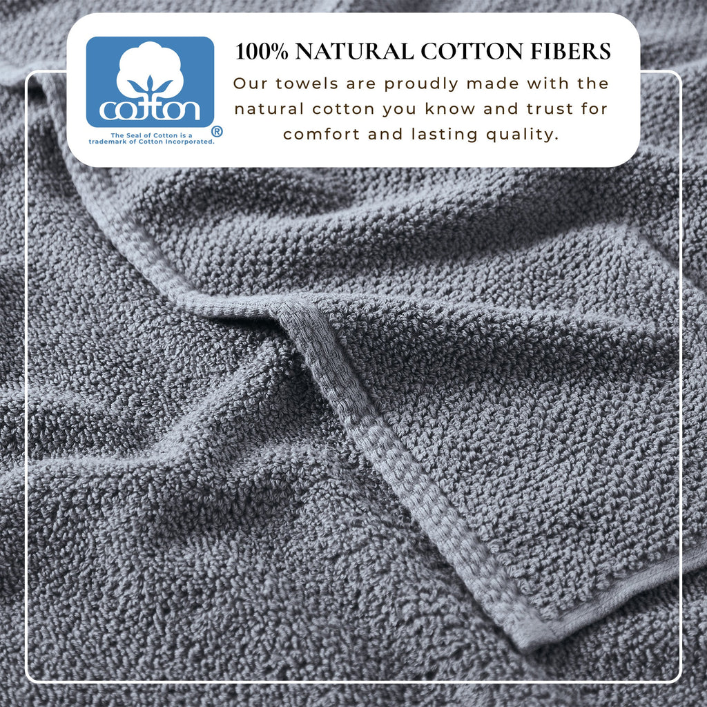 Cotton Textured Bath Towel Set