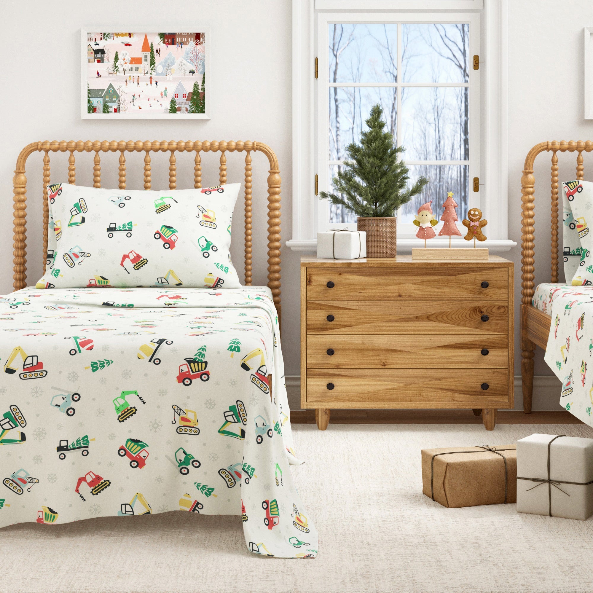 Turkish Cotton Christmas Flannel Sheet