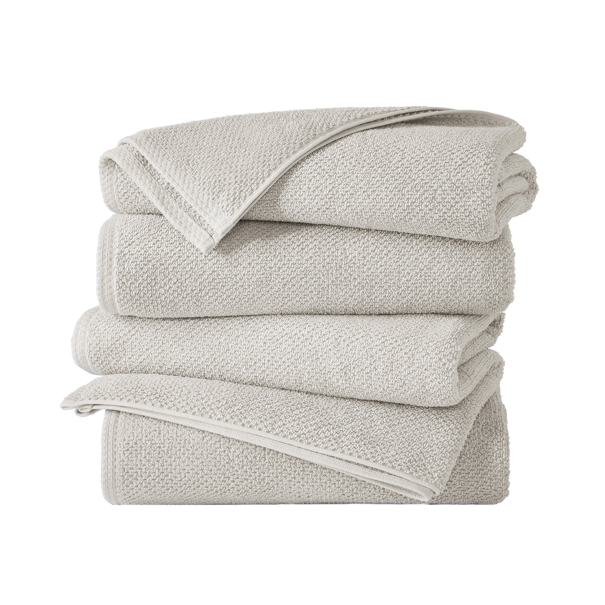 Cotton Textured Bath Towel Set