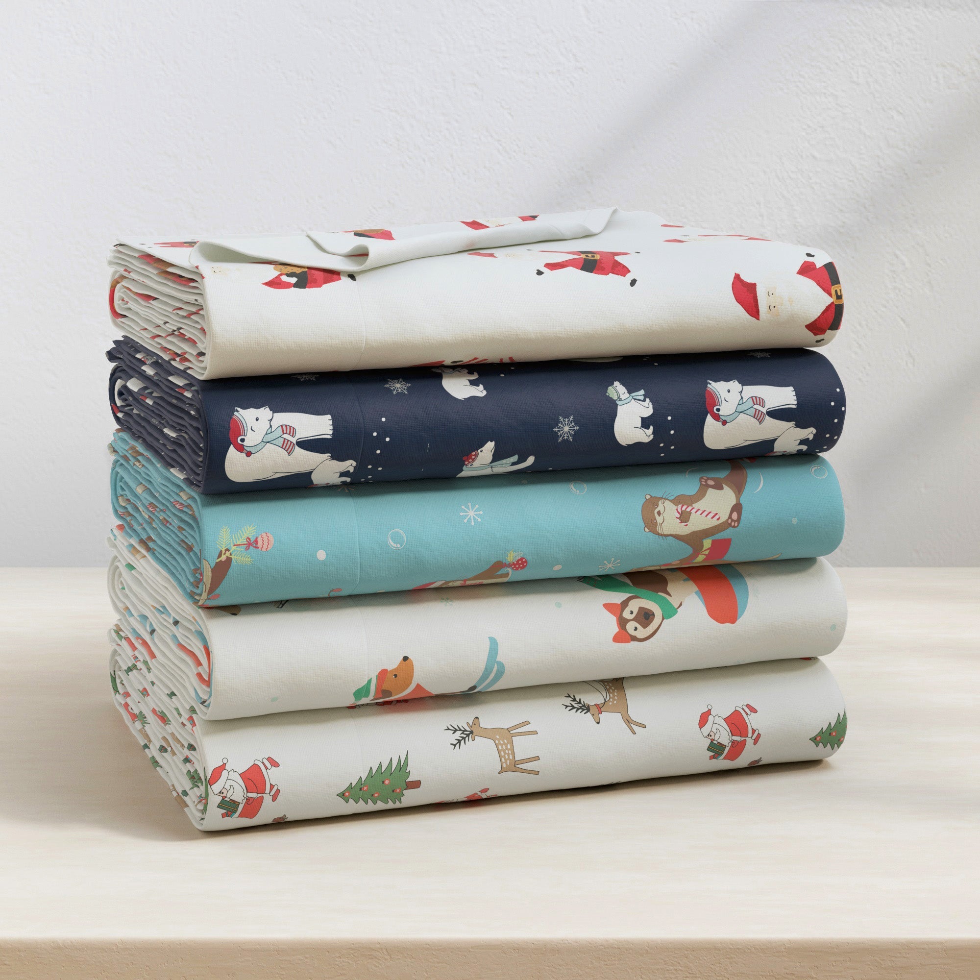 Turkish Cotton Christmas Flannel Sheet