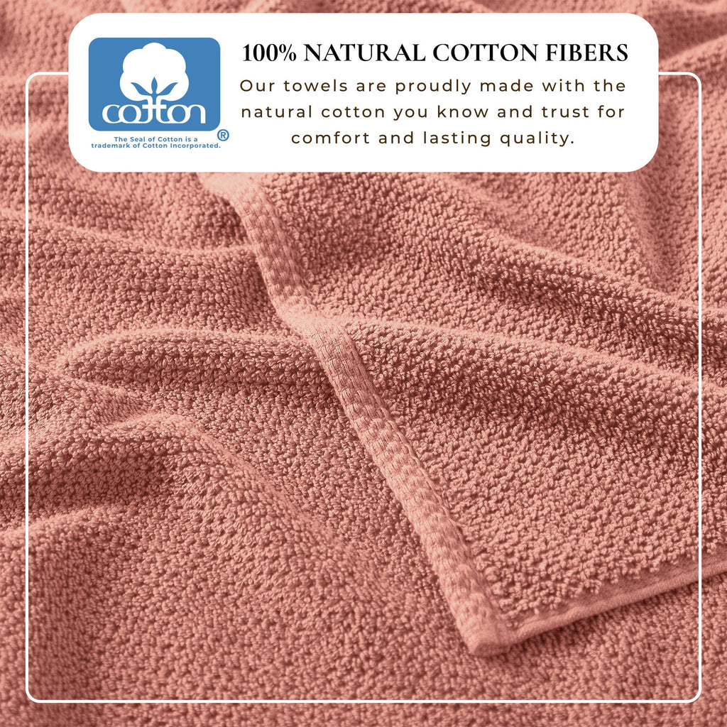 Cotton Textured Bath Towel Set
