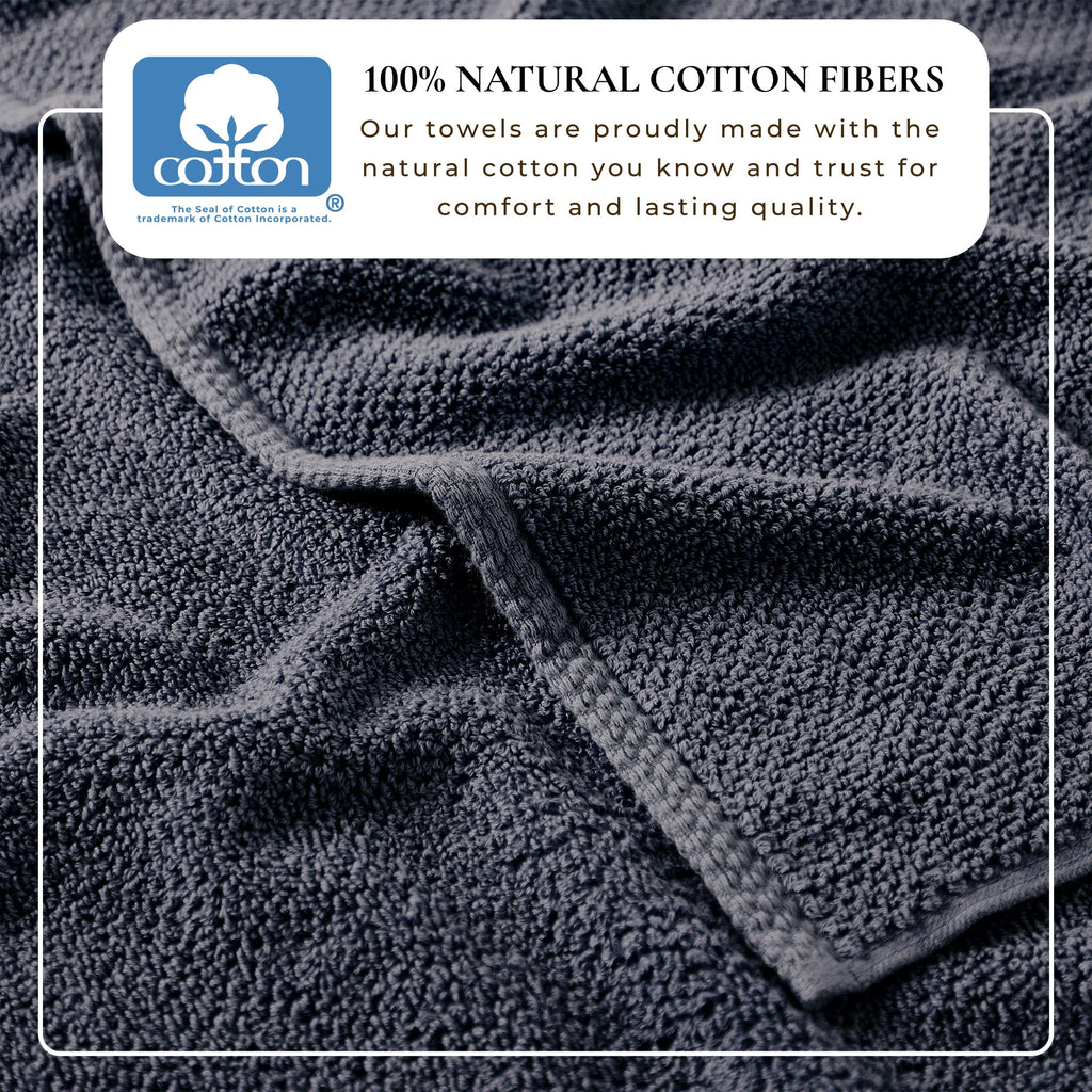 Cotton Textured Bath Towel Set