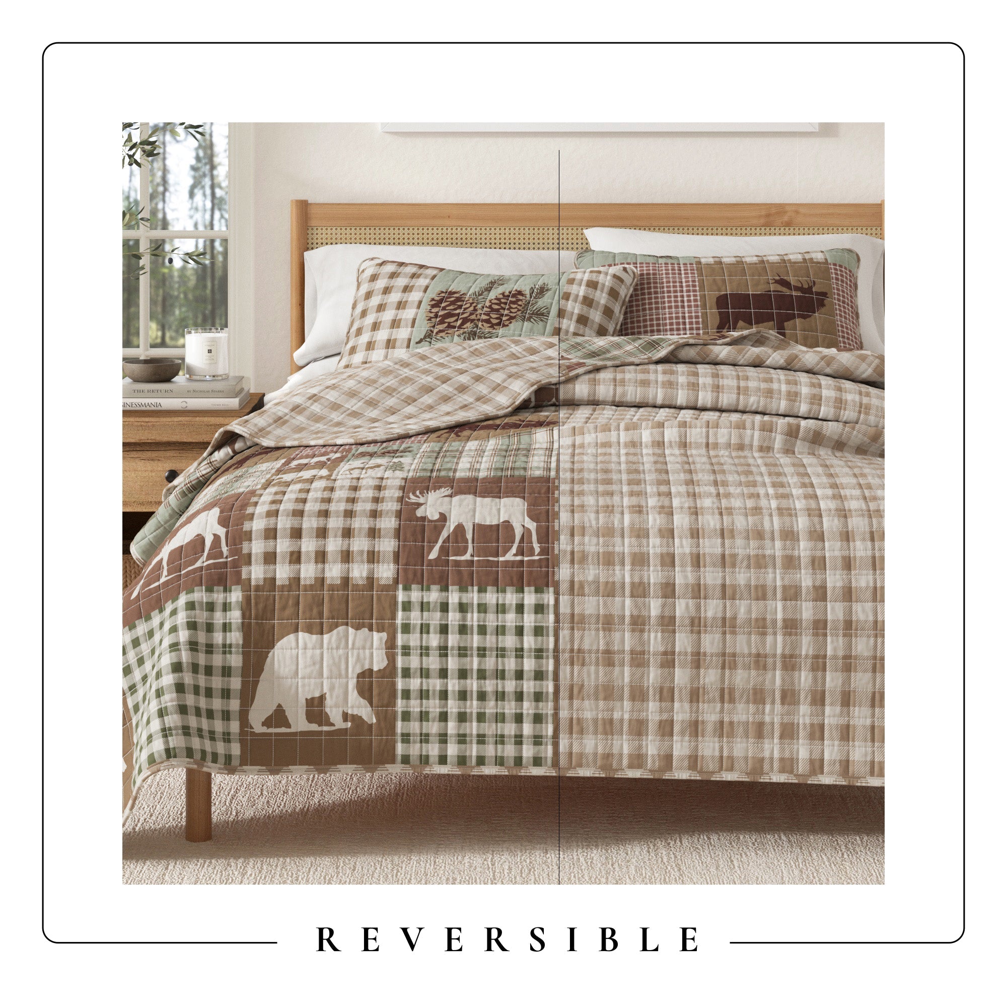 Rustic Landscape Quilt Set