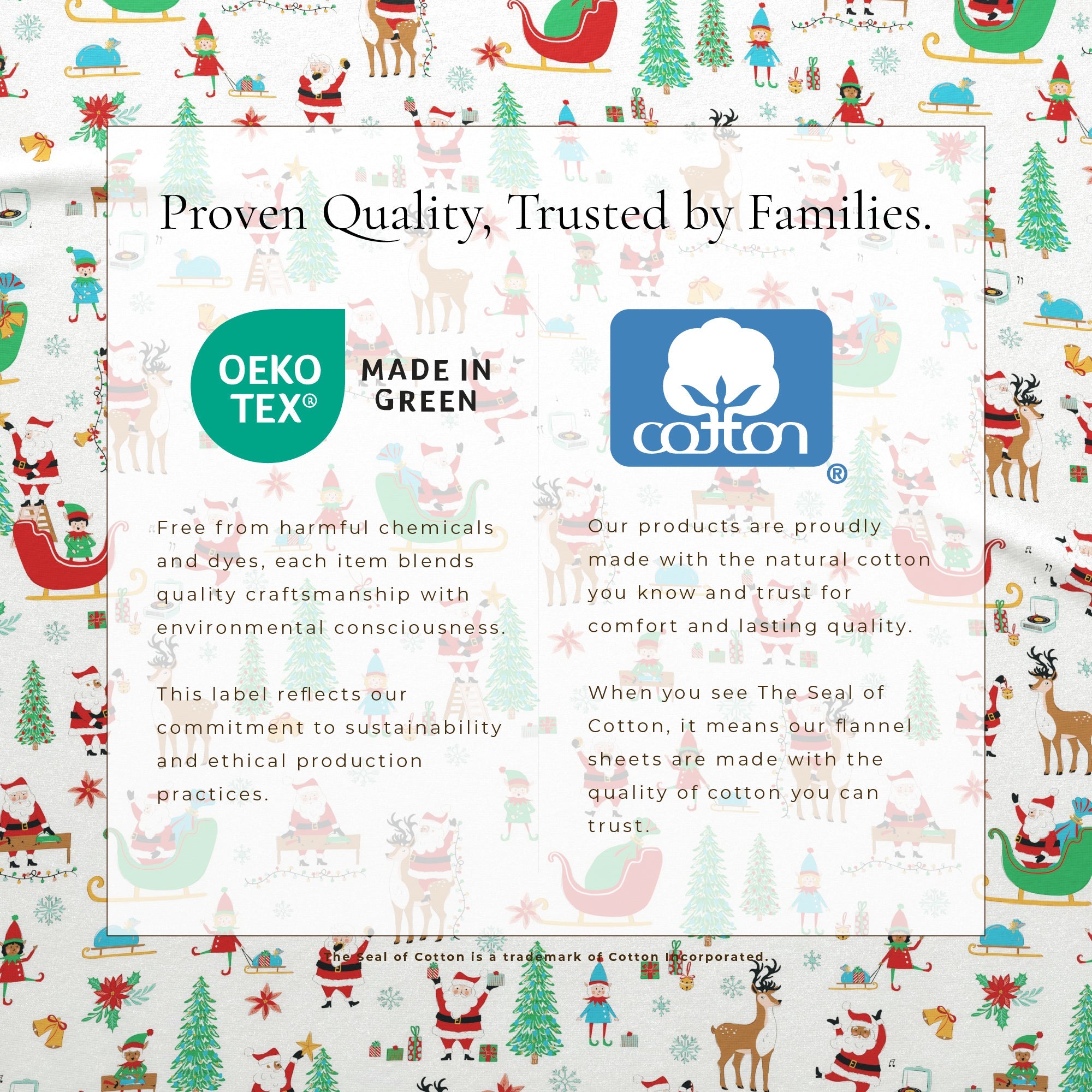 Turkish Cotton Christmas Flannel Sheet