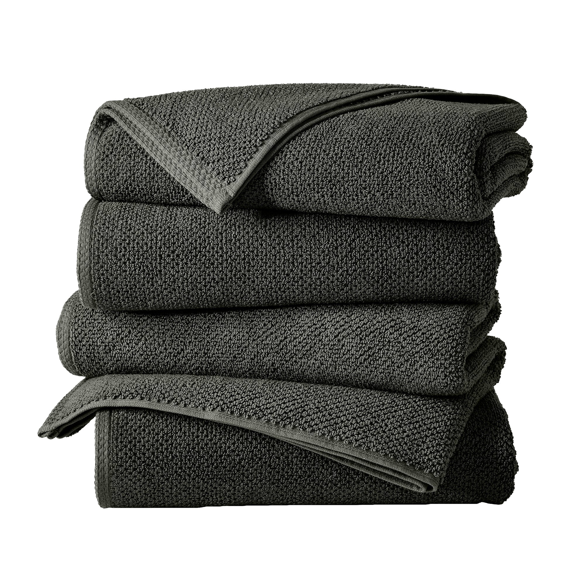 Cotton Textured Bath Towel Set