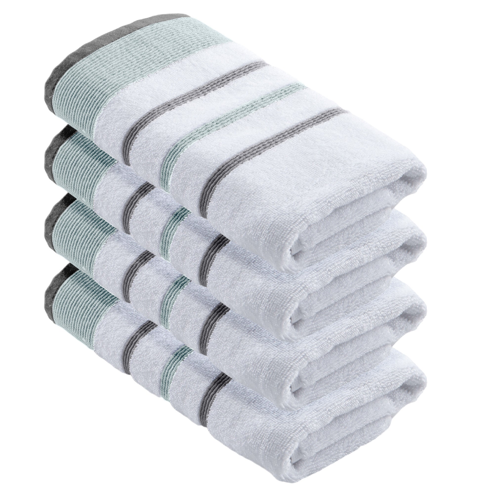 Decorative Cotton Stripe Bath Towel Set