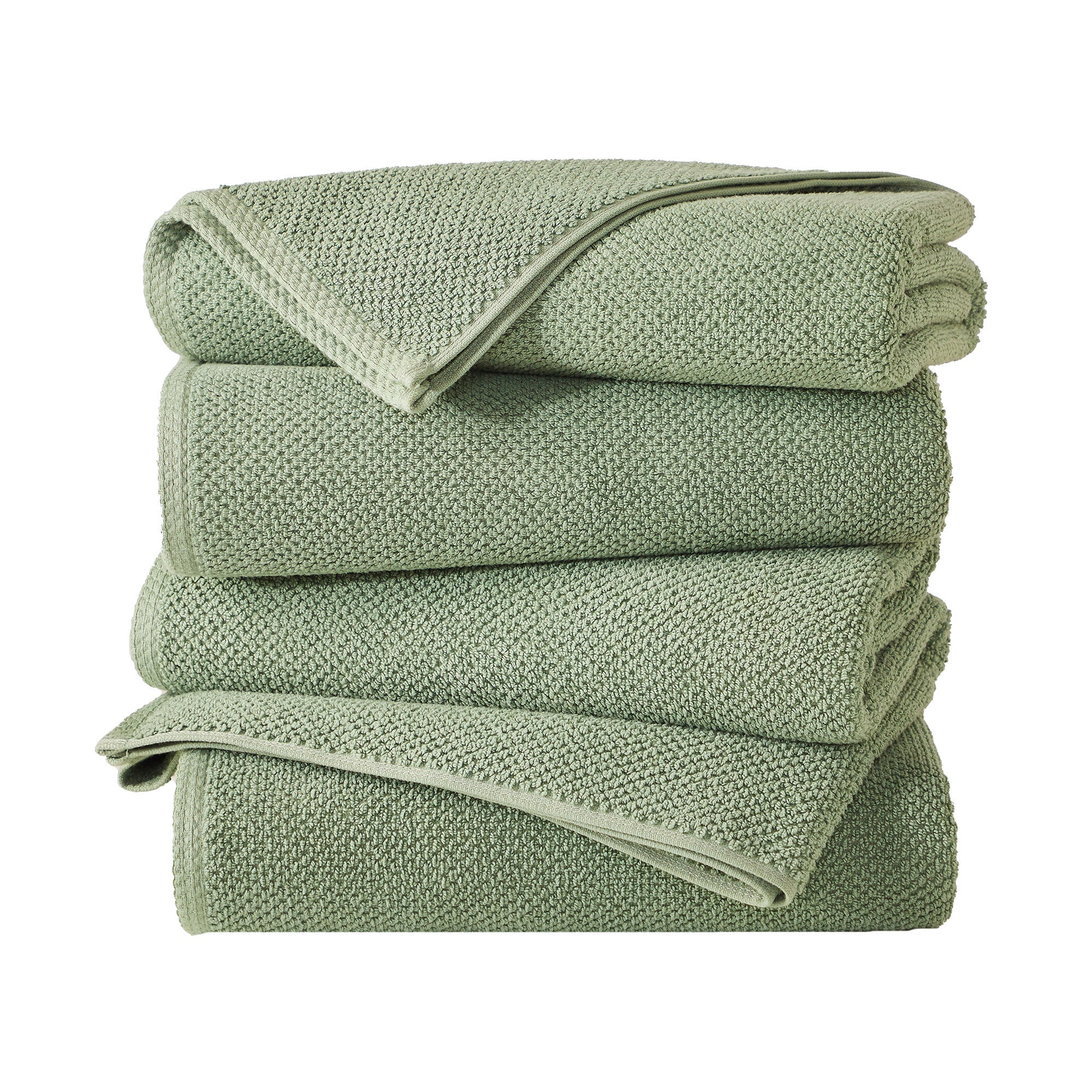 Cotton Textured Bath Towel Set