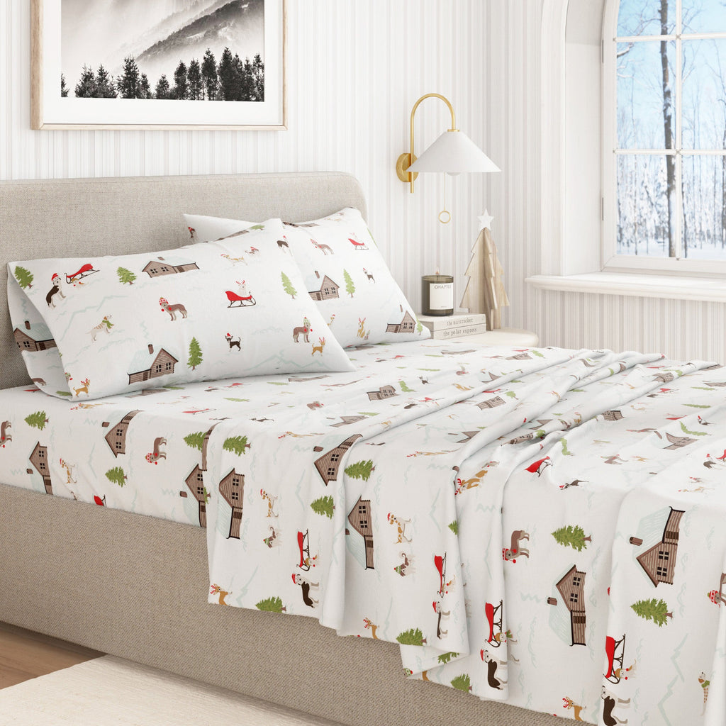 Turkish Cotton Christmas Flannel Sheet