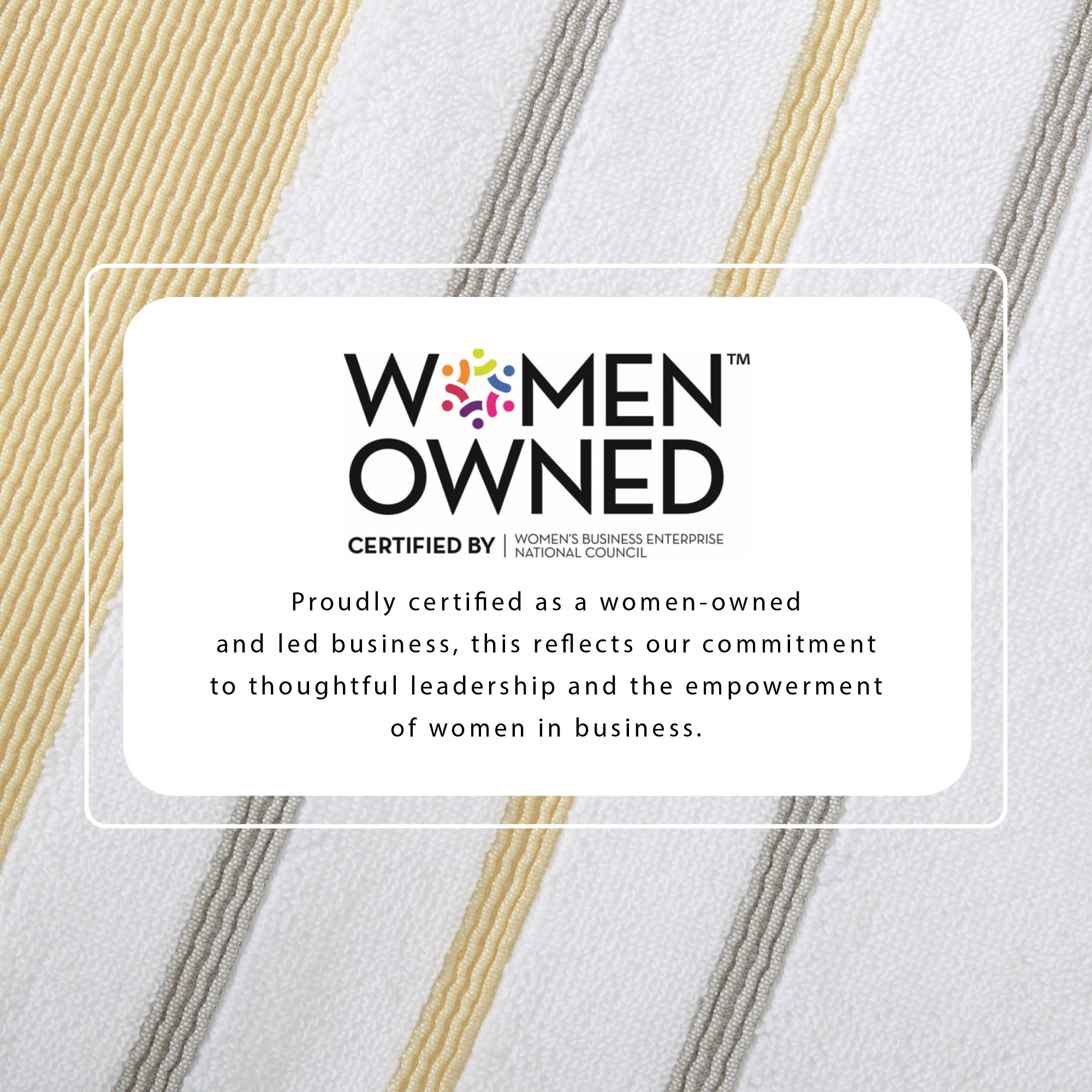 Decorative Cotton Stripe Bath Towel Set