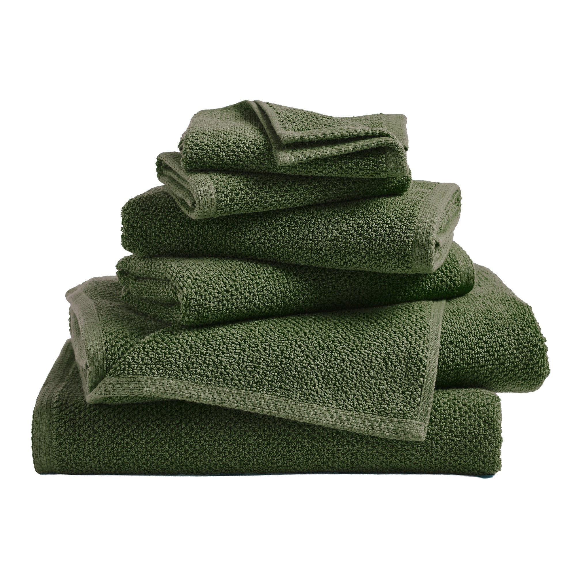 Cotton Textured Bath Towel Set