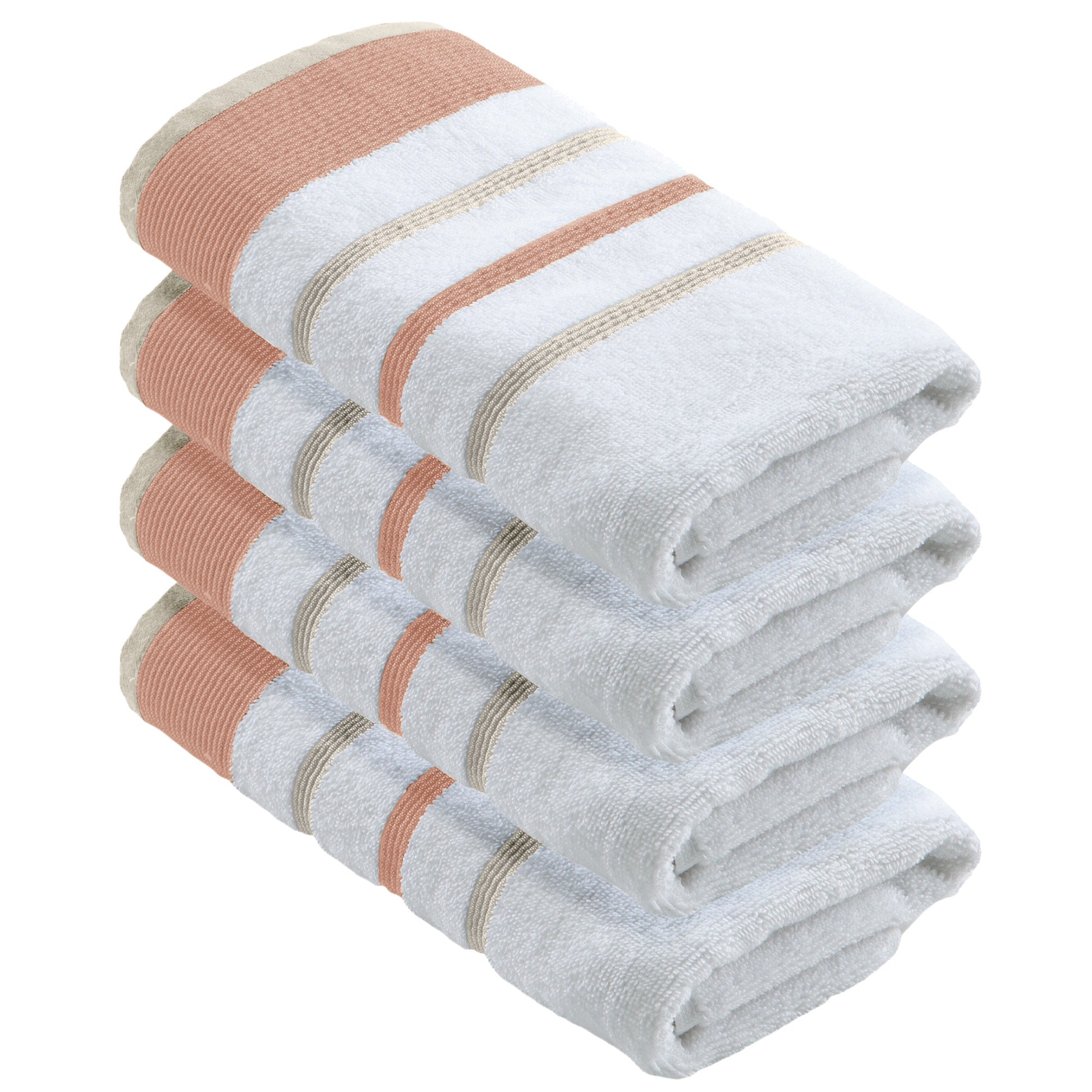 Decorative Cotton Stripe Bath Towel Set