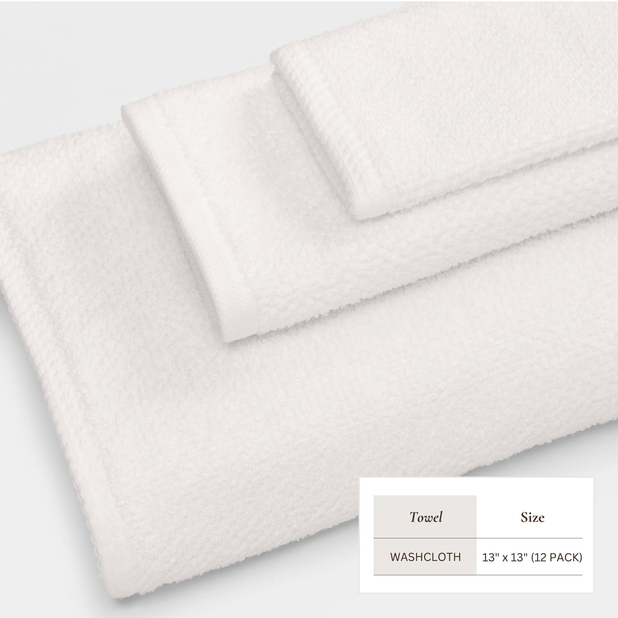 Cotton Textured Bath Towel Set