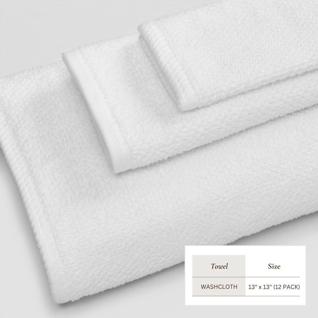 Cotton Textured Bath Towel Set
